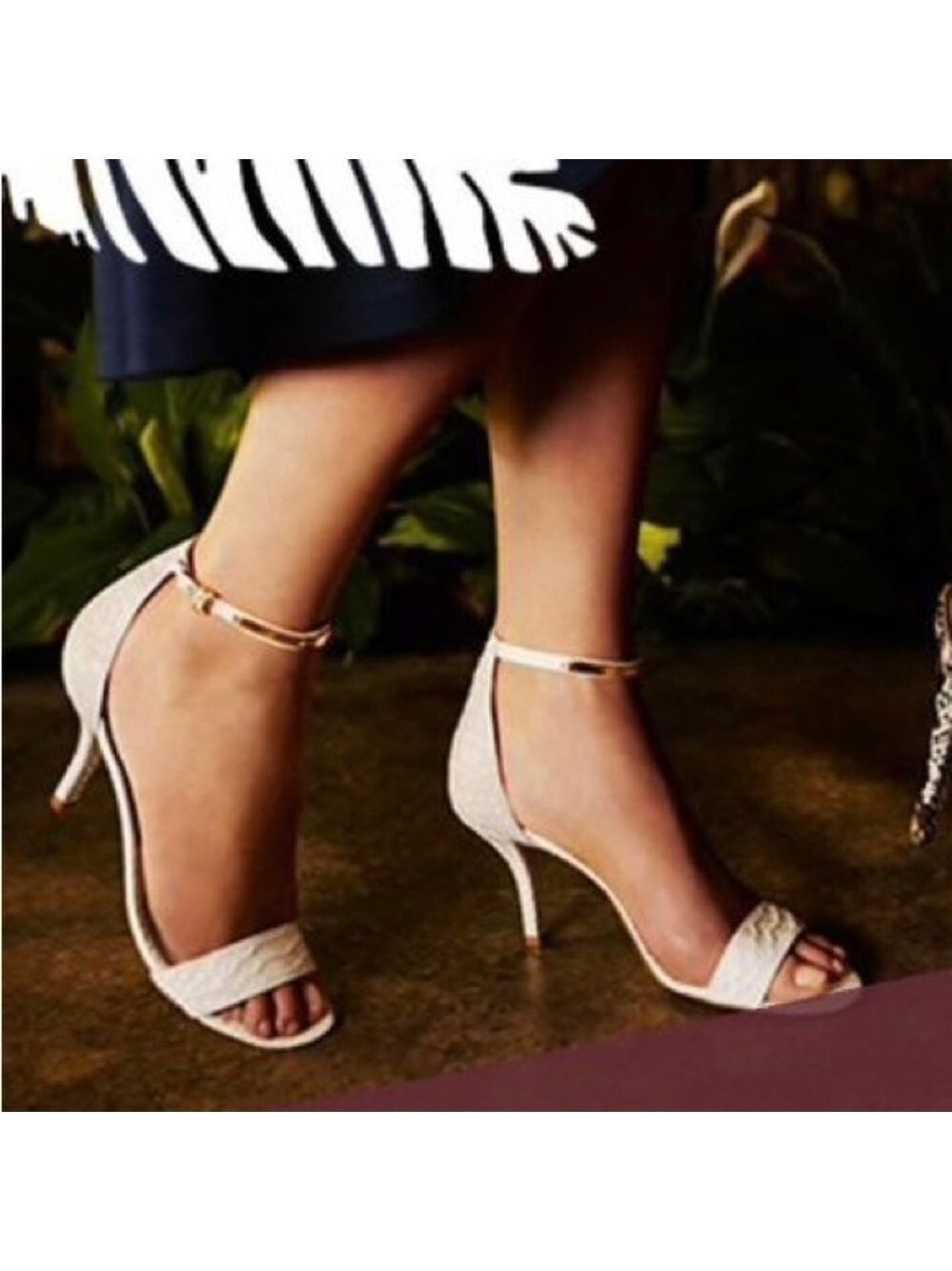 Michael Kors Jet Set 6 Leather Sandal Heels NWOT